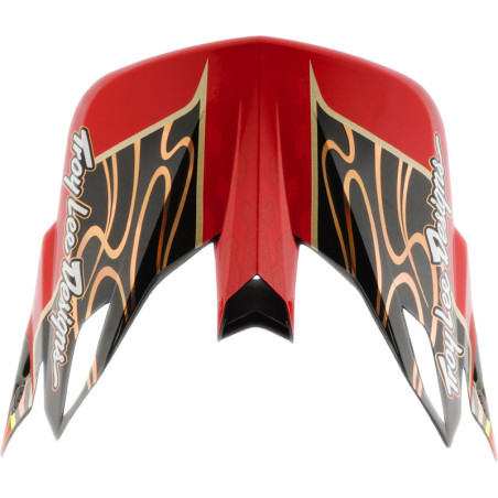 Visière TROY LEE DESIGNS SE5 Carbon - Wings rouge