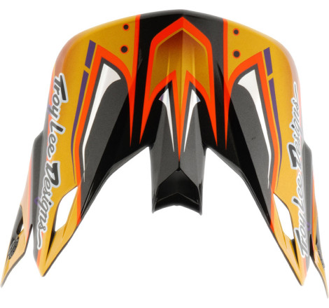 Visière TROY LEE DESIGNS SE5 Carbon - Crest Gold