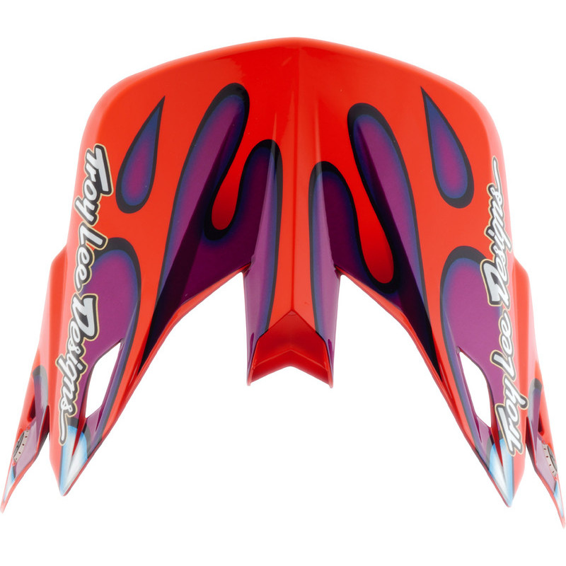 Visière TROY LEE DESIGNS SE5 Composite - Overspray violet/blanc
