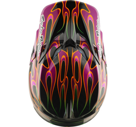 Casque TROY LEE DESIGNS SE5 Carbon MIPS – Torched noir/violet, Taille M