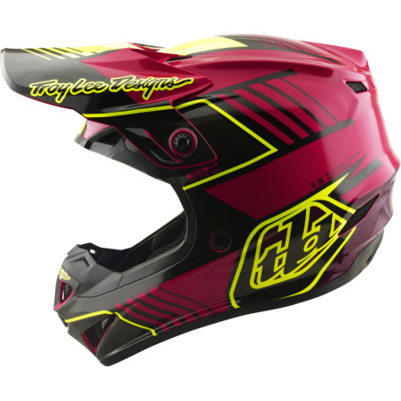 Casque enfant TROY LEE DESIGNS GP Pro MIPS – Segment Fuchsia, Taille YL