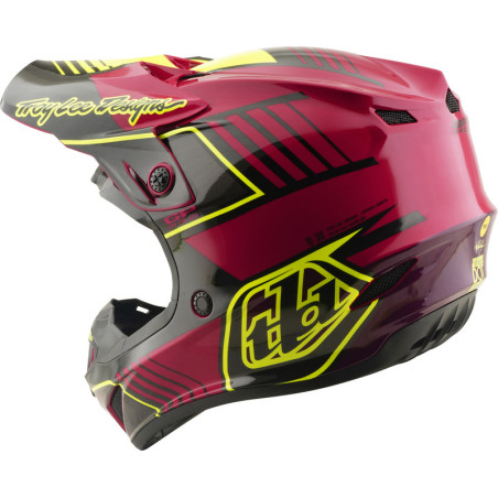 Casque enfant TROY LEE DESIGNS GP Pro MIPS – Segment Fuchsia, Taille YL