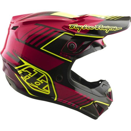 Casque enfant TROY LEE DESIGNS GP Pro MIPS – Segment Fuchsia, Taille YL