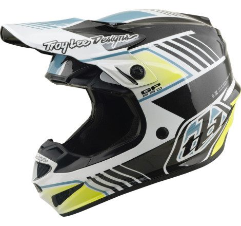Casque enfant TROY LEE DESIGNS GP Pro MIPS – Segment gris, Taille YL