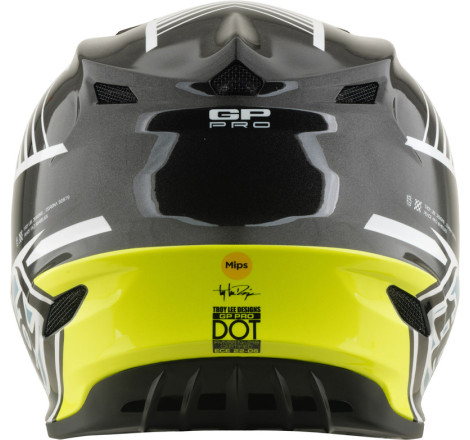 Casque enfant TROY LEE DESIGNS GP Pro MIPS – Segment gris, Taille YL