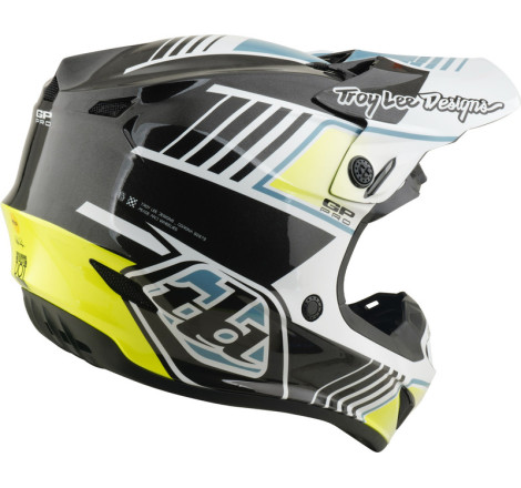 Casque enfant TROY LEE DESIGNS GP Pro MIPS – Segment gris, Taille YL