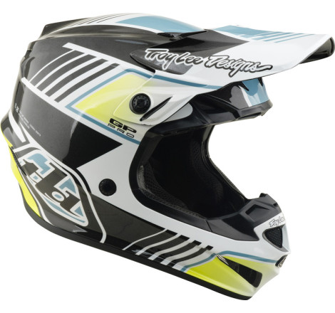 Casque enfant TROY LEE DESIGNS GP Pro MIPS – Segment gris, Taille YL