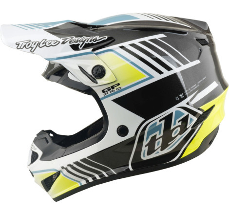 Casque enfant TROY LEE DESIGNS GP Pro MIPS – Segment gris, Taille YM