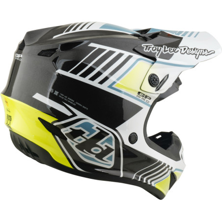 Casque enfant TROY LEE DESIGNS GP Pro MIPS – Segment gris, Taille YM