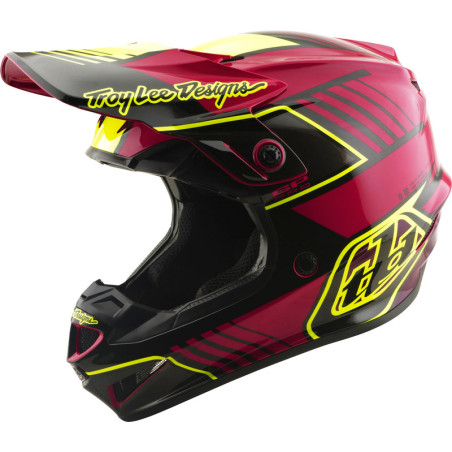 Casque enfant TROY LEE DESIGNS GP Pro MIPS – Segment Fuchsia, Taille YM