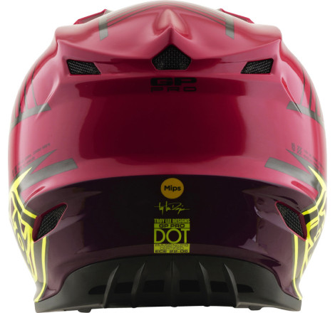 Casque enfant TROY LEE DESIGNS GP Pro MIPS – Segment Fuchsia, Taille YM