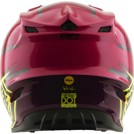 Casque enfant TROY LEE DESIGNS GP Pro MIPS – Segment Fuchsia, Taille YM