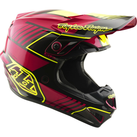 Casque enfant TROY LEE DESIGNS GP Pro MIPS – Segment Fuchsia, Taille YM