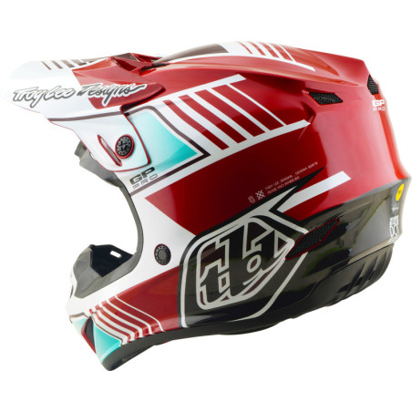 Casque TROY LEE DESIGNS GP Pro MIPS – Segment rouge/blanc, Taille M