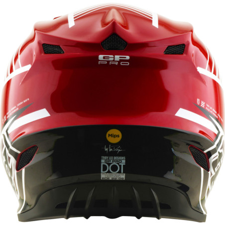 Casque TROY LEE DESIGNS GP Pro MIPS – Segment rouge/blanc, Taille M
