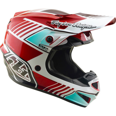 Casque TROY LEE DESIGNS GP Pro MIPS – Segment rouge/blanc, Taille S