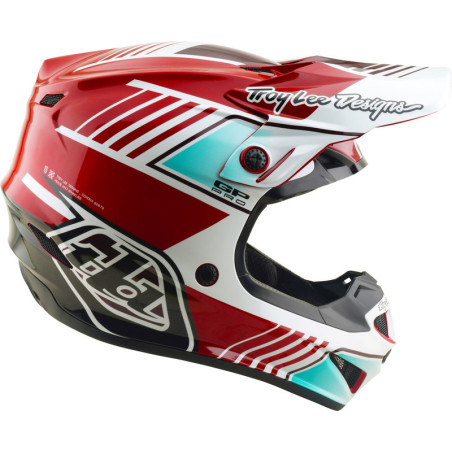 Casque TROY LEE DESIGNS GP Pro MIPS – Segment rouge/blanc, Taille L