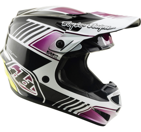 Casque TROY LEE DESIGNS GP Pro MIPS – Segment noir/violet, Taille XXL