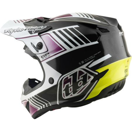 Casque TROY LEE DESIGNS GP Pro MIPS – Segment noir/violet, Taille M