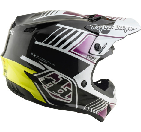 Casque TROY LEE DESIGNS GP Pro MIPS – Segment noir/violet, Taille M