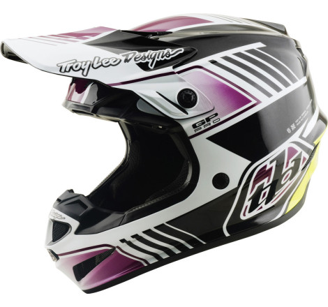 Casque TROY LEE DESIGNS GP Pro MIPS – Segment noir/violet, Taille XL