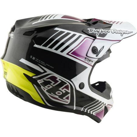 Casque TROY LEE DESIGNS GP Pro MIPS – Segment noir/violet, Taille XL