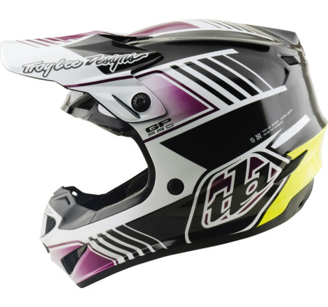 Casque TROY LEE DESIGNS GP Pro MIPS – Segment noir/violet, Taille XS