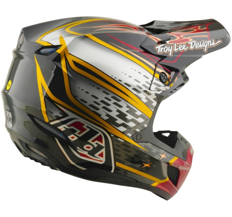 Casque TROY LEE DESIGNS SE5 Composite MIPS – Wings noir, Taille M