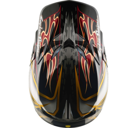Casque TROY LEE DESIGNS SE5 Composite MIPS – Wings noir, Taille M