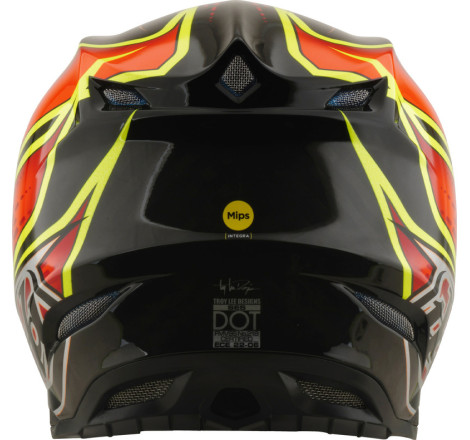 Casque TROY LEE DESIGNS SE5 Carbon MIPS – Wings rouge, Taille S
