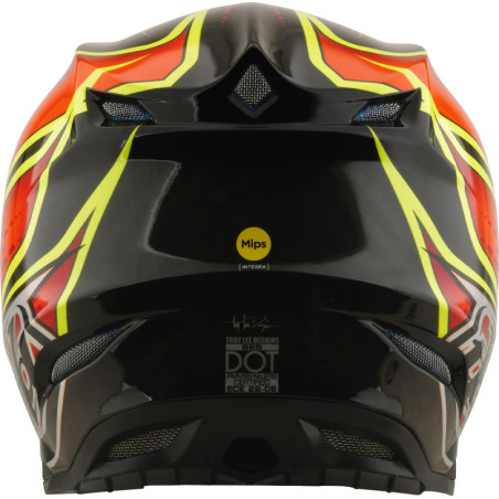 Casque TROY LEE DESIGNS SE5 Carbon MIPS – Wings rouge, Taille S