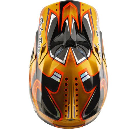 Casque TROY LEE DESIGNS SE5 Carbon MIPS – Crest Gold, Taille XL