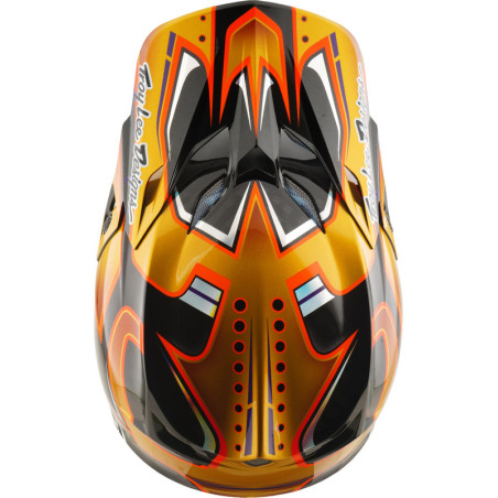 Casque TROY LEE DESIGNS SE5 Carbon MIPS – Crest Gold, Taille XL