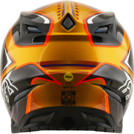 Casque TROY LEE DESIGNS SE5 Carbon MIPS – Crest Gold, Taille S