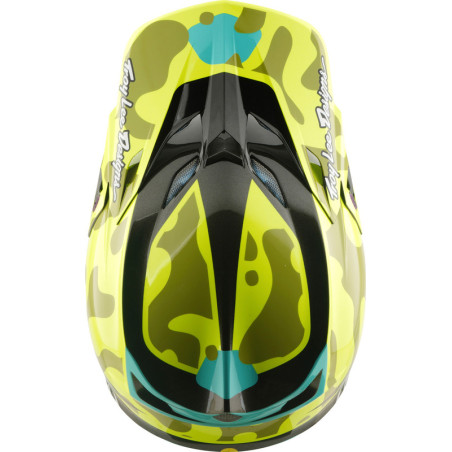 Casque TROY LEE DESIGNS SE5 Composite MIPS – Myth jaune fluo, Taille M