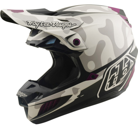 Casque TROY LEE DESIGNS SE5 Composite MIPS – Myth Pumice, Taille XS