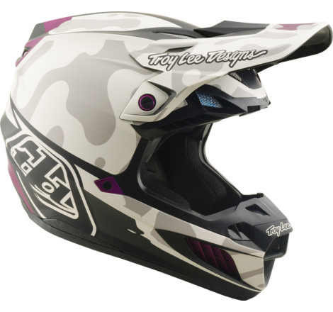 Casque TROY LEE DESIGNS SE5 Composite MIPS – Myth Pumice, Taille L