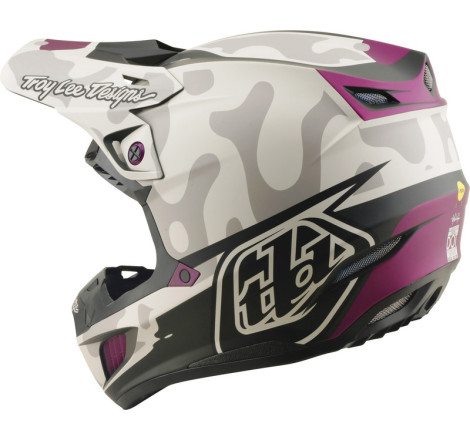 Casque TROY LEE DESIGNS SE5 Composite MIPS – Myth Pumice, Taille XL