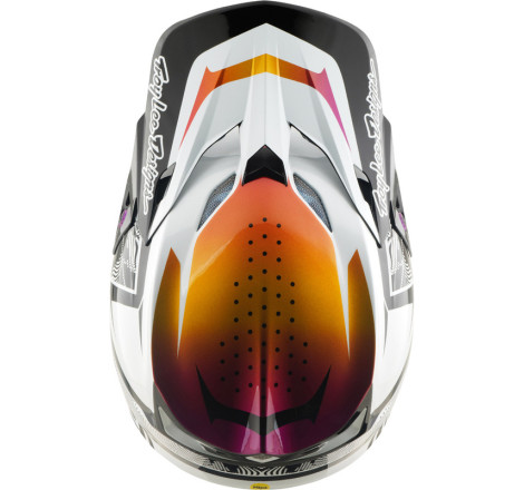 Casque TROY LEE DESIGNS SE5 Composite MIPS – Lined Up noir, Taille L