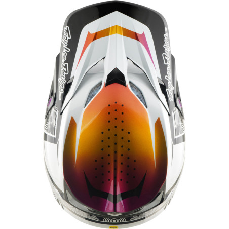 Casque TROY LEE DESIGNS SE5 Composite MIPS – Lined Up noir, Taille L