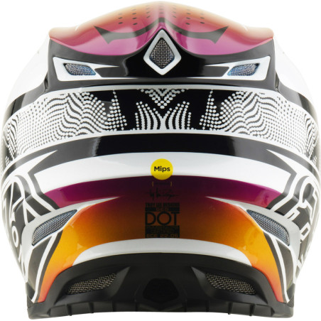 Casque TROY LEE DESIGNS SE5 Composite MIPS – Lined Up noir, Taille M