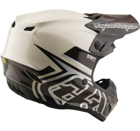 Casque TROY LEE DESIGNS GP Pro MIPS – Mono Pumice, Taille L