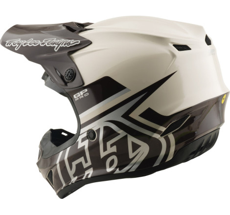 Casque TROY LEE DESIGNS GP Pro MIPS – Mono Pumice, Taille XL, sécurité et performance