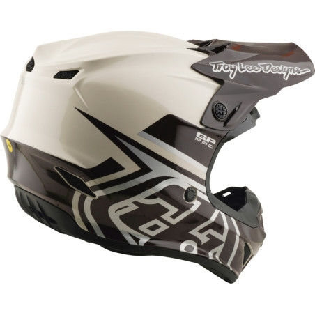 Casque TROY LEE DESIGNS GP Pro MIPS – Mono Pumice, Taille XL, sécurité et performance