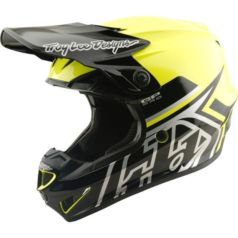 Casque enfant TROY LEE DESIGNS GP Pro MIPS – Jaune fluo, Taille YM