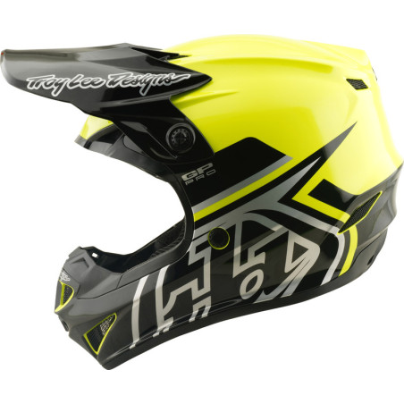 Casque enfant TROY LEE DESIGNS GP Pro MIPS – Jaune fluo, Taille YM