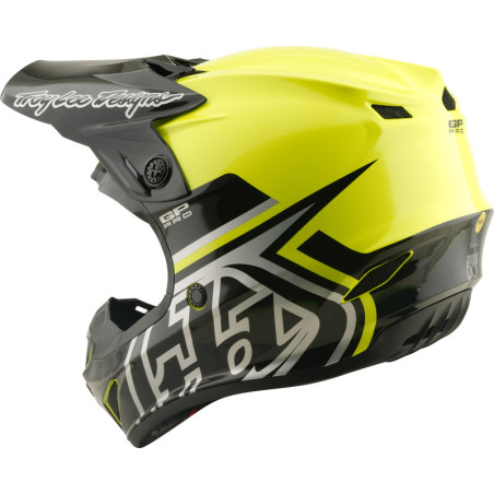 Casque enfant TROY LEE DESIGNS GP Pro MIPS – Jaune fluo, Taille YM