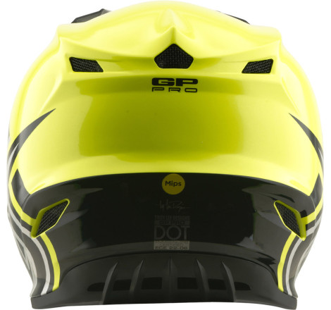 Casque enfant TROY LEE DESIGNS GP Pro MIPS – Jaune fluo, Taille YM