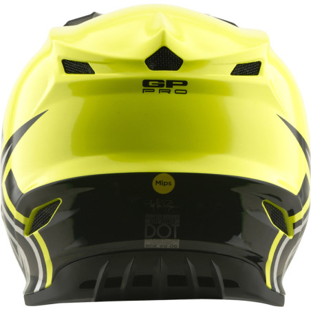 Casque enfant TROY LEE DESIGNS GP Pro MIPS – Jaune fluo, Taille YM