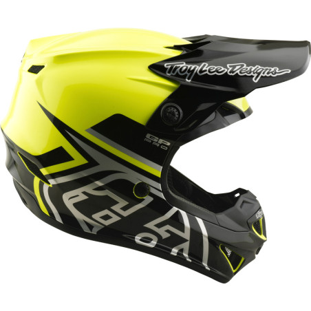 Casque enfant TROY LEE DESIGNS GP Pro MIPS – Jaune fluo, Taille YM